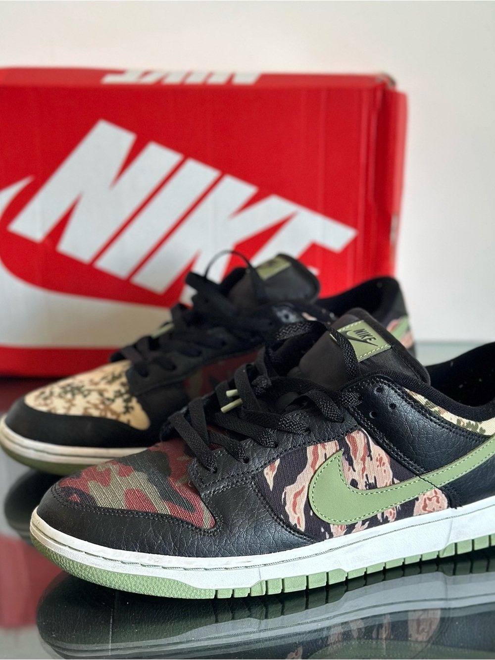 Nike Dunk Low SE Crazy Camo Size 12 US Men’s (DH0957-001)